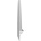 Ekena Millwork Segment Arch 3 Spoke Architectural Grade PVC Combination Pediment, 74"W x 25-3/8"H x 2-3/4"P PEDPC074X255SEG03 - alternate 3
